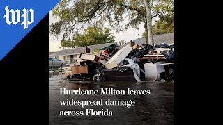 Hurricane Milton leaves widespread damage across Florida [upl. by Linnet]