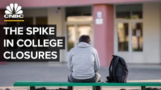 Why More And More Colleges Are Closing Down Across America [upl. by Refotsirc637]