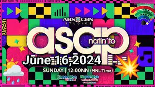 ASAP NATIN TO💥ASAP FRESHJUNE 162024SUNDAY 12NN [upl. by Strenta]