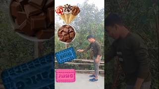 ParleG biscuit to icecream catbury Popcorn Good day magical video short tranding [upl. by Berkin]