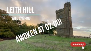 Leith Hill  Rainy Night  Spooked at 0200  Wild Camp [upl. by Anauqcaj]