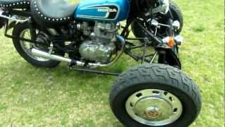 Reverse trike 1981 Honda CM400E [upl. by Htezil]