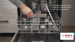 How to Load a DishwasherDishwasher Loading Tips by Bosch Home Appliances [upl. by Anilrahc432]