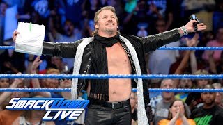 AJ Styles and a returning Chris Jericho confront Kevin Owens SmackDown LIVE July 25 2017 [upl. by Maples284]