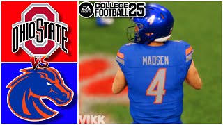 5 Ohio State vs 4 Boise State Quarterfinal Playoff Simulation CFB 25 PS5 [upl. by Ahrat830]