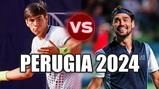 Fabio Fognini vs Enrico Dalla Valle PERUGIA 2024 [upl. by Aray]