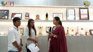 Interview of Winners of Wall Painting  Marketech2024  CPJ College  GGSIP University [upl. by Nohtanhoj]