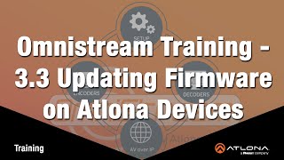 Omnistream Training  33 Updating Firmware on Atlona Devices [upl. by Amiaj]