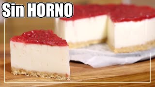 TARTA de QUESO Sin HORNO y Sin Gelatina  Receta fácil [upl. by Atnicaj]