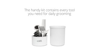 Catit  Shorthair Grooming Kit  tools explained [upl. by Ylenaj]