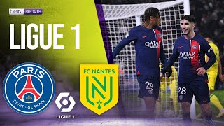 PSG vs Nantes  LIGUE 1 HIGHLIGHTS  12092023  beIN SPORTS USA [upl. by Yhtomiht]