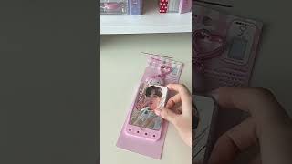 asmr unboxing my melody photocard holder 🫶 unboxing mymelody sanrio unboxingvideos jungkook [upl. by Soane]