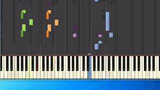 Bobby Brown  My Prerogative pr Piano Tutorial Synthesia [upl. by Quenby]