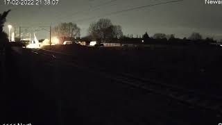 Stop when lights show Bullpit Lane Level Crossing Newark  Railcam LIVE [upl. by Shannen265]