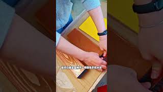 Woodgrain Paint Technique Fast amp Easy Tutorial youtubeshorts [upl. by Minetta467]