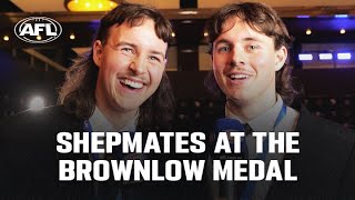 Shepmates commentary challenge at 2022 Brownlow Medal  AFL [upl. by Rahman]