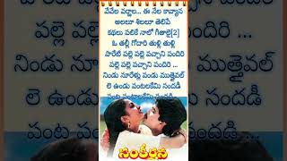 🎶 Vevela Varnala  Lyrics  Sankeerthana 🎶music love nature lyrics nagarjuna teluguoldhitsongs [upl. by Ailyt]