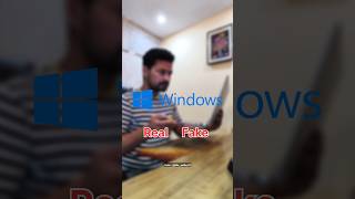 Real and Fake Windows vlog shorts ytshorts pc pcs tech windows tips tricks gaming yt [upl. by Howlond]