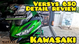 versys 650 details  versys 650 top speed  kawasaki versys 650 on road price [upl. by Enelloc]