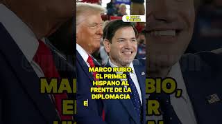 MARCO RUBIO EL PRIMER HISPANO AL FRENTE DE LA DIPLOMACIA ESTADOUNIDENSE [upl. by Nabetse]