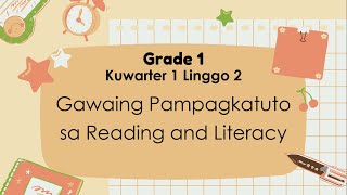 Reading amp Literature 1 Week 2 Quarter 1 [upl. by Dustie]