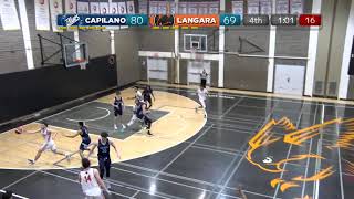 PACWEST Mens Basketball 🏀 Capilano  Langara 1182024 [upl. by Neelav512]