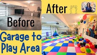 DIY Ideas  Transform Garage into Ultimate Play Area StepbyStep Guide [upl. by Kit]