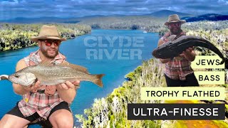 Batemans Bay KEEPS DELIVERING Jewfish  Trophy Flathead  Bass fishing  camping from kayak [upl. by Burney]