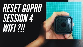 How to reset GoPro Hero Session 4s wifi [upl. by Aciamaj]