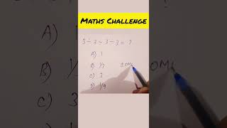 Maths Challenge mathstricks brainteasers maths [upl. by Benedict]