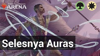 🟢⚪NEW BEST BO1 DECK SELESNYA AURAS GAMEPLAY  STANDARD BO1 DUSKMOURN  MTG ARENA [upl. by Maguire]