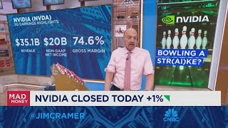 Jim Cramer digs into Nvidias preposterously great earnings [upl. by Omar936]