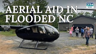 Helicopter Aid in Action Recovery Efforts in NC After Flooding  DRM News  AM1E [upl. by Marcella710]