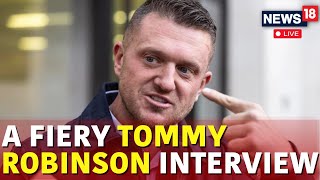 Tommy Robinson News18  Tommy Robinson Live  Tommy Robinson Interview  Tommy Robinson March  N18G [upl. by Cown570]