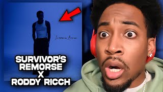 MY GLORIOUS KING RODDY DROPPED  Survivors Remorse by Roddy Ricch REACTION [upl. by Ellehcan]