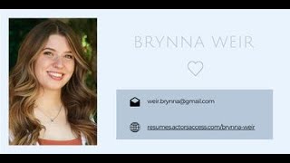 Brynna Weir • Musical Theatre Reel [upl. by Proud]