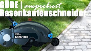 GÜDE  Rasenkantenschneider GRKS 1400  Montage amp Kurztest [upl. by Nasia]