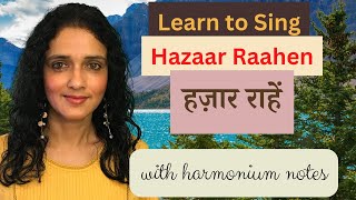 Hazaar Raahen  Bollywood Singing Lesson [upl. by Elpmet]