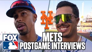 Mets vs Dodgers Game 2 Francisco Lindor Mark Vientos amp Sean Manaea Postgame Interviews [upl. by Oaks]