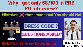 My RRB PO Interview Experience  Questions Tips amp Learnings  Dress Codes  Lalitesh Kumar [upl. by Adiesirb]