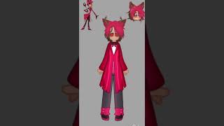 Drawing Alastor’s Gacha Body Sheet Hazbin Hotel hazbinhotel trend trending gachalife2 [upl. by Garett96]