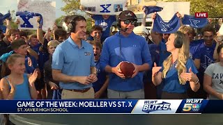 Kirk Herbstreit joins Blitz 5 pregame show ahead of St Xavier Moeller game [upl. by Naamann]