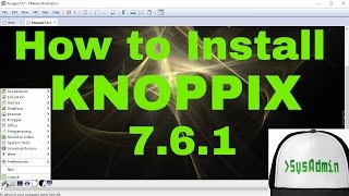 How to Install KNOPPIX 761 to Hard Disk  HDD  USB Flash Drive on VMware Workstation HD 2016 [upl. by Hgielrak251]