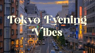 Tokyo Evening Vibes 🌆 Japanese Lofi Mix for Relaxation and Focus [upl. by Enamrahc]