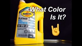 Pennzoil Platinum Color  Pennzoil Platinum Walmart  Bundys Garage [upl. by Ayam]