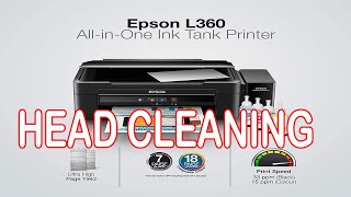 EPSON L360 HEAD CLEANING SOLUTION AND PREVENTIVE MAINTENANCE [upl. by Scully]