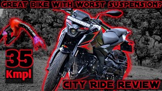 N250 city ride review and mileage test🤨 35km plus mileage😵 Best bike under 185Lakh  Suspension🤮 [upl. by Kruter]