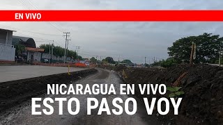 Nueva Pista la Resistencia en Managua avanza en medio de aguaceros [upl. by Lenrad]