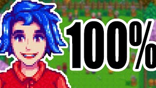 How Fast Can I Reach 100 Perfection in Stardew Valley Year 2 Spring [upl. by Kev638]