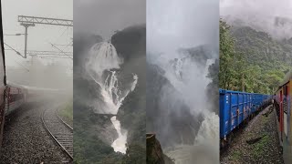 DUDHSAGAR WATERFALL 2024 Kulem  Castle Rock BRAGANZA GHAT through one of INDIAs BIGGEST WATERFALL [upl. by Sellma659]